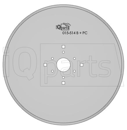Disc GREAT PLAINS 015-014B 381x4mm 