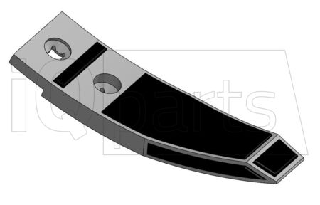 SCHARSPITZE 2-LOCH GESCHLOSSEN CH054H  80x20 HARDFACE