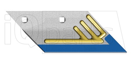 Reja de Rasette LEMKEN 3363720VDH S190 R 12MM RH DIAMOND / HARDFACE Diamant