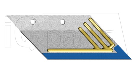 Skim Point LEMKEN 3363722VDH S245 R 12MM RH DIAMOND / HARDFACE Diamant