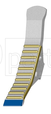 Cultivator Point MASCHIO GASPARDO R17220380DH DIAMOND / HARDFACE Diamant