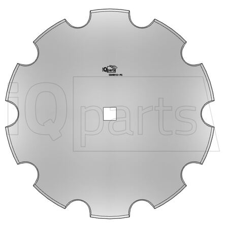 [CG100113] Disc GREGOIRE BESSON 851 001 198  660x6,5 notched 