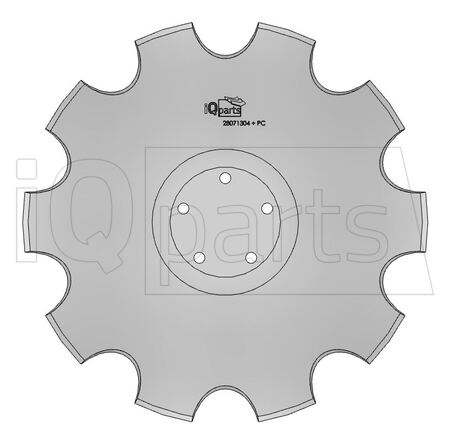 [CH000037] disc HORSCH 2807 1304 460x6 Notched 