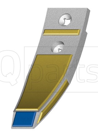 [CH000054DH] SCHARSPITZE 2-LOCH GESCHLOSSEN CH054DH  80x20 DIAMANT/ HARDFACE