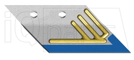 [CK300082VDH] brazdar antetrupita KUHN 631100VDH R 12MM RH DIAMOND / HARDFACE Diamant