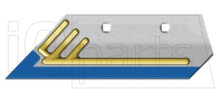[CL100101VDH] DUE-SCHAR 336 3711VDH  S270 12MM DIAMANT/HARDFACE  LI LEMKEN