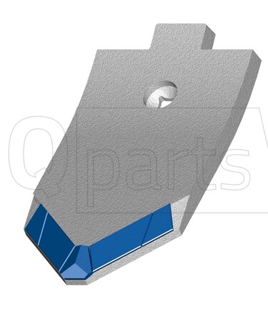 [CL100154D] Долото культиватора LEMKEN 337 4387 120x15mm  DIAMOND Diamant