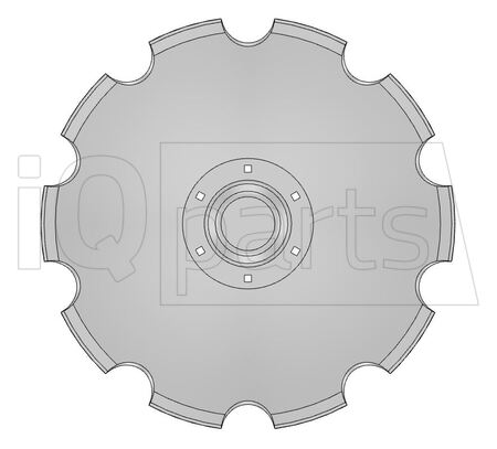 [CL100229] Disco LEMKEN 34910017 RUBIN 12 D736X6X60 Notched 