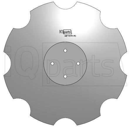 [CL100231] Disque LEMKEN 34910027 510X5 GEZ. 