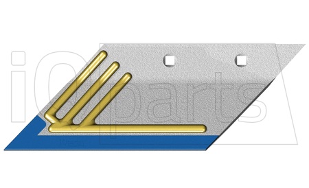 [CL100241VDH] brazdar antetrupita LEMKEN 3363723VDH S245 L 12MM LH DIAMOND / HARDFACE Diamant