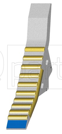 [CS200001DH] Cultivator Point BEDNAR KM060291 35 MM DIAMOND / HARDFACE Diamant