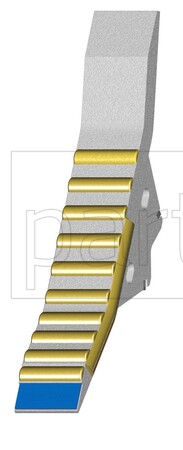 [CS200003DH] TIEFGRUBBERSCHARE KM060292 MEDIUM HARDFACE/DIAMANT 30MM STROM / BEDNAR