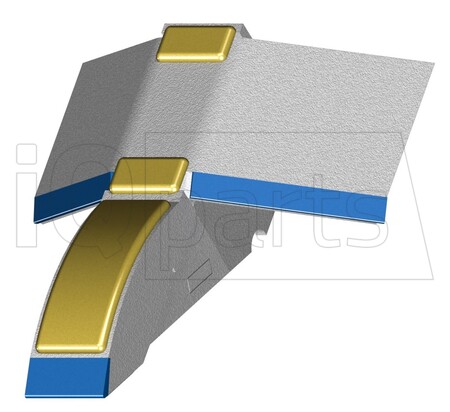 [CC200001DH] Лапa культиватора CASE 87460072DH ECOLOTIGER DIAMOND / HARDFACE Diamant