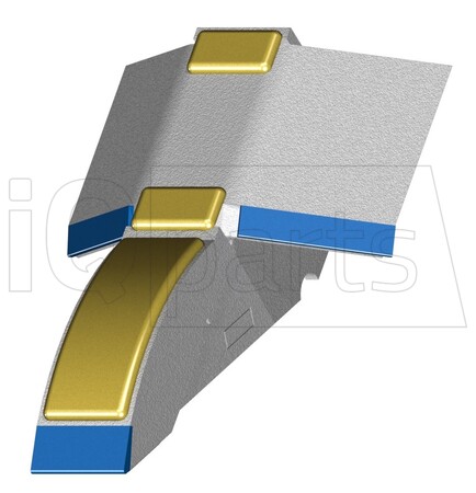 [CC200003DH] Лапa культиватора CASE 87460074DH ECOLOTIGER DIAMOND / HARDFACE Diamant